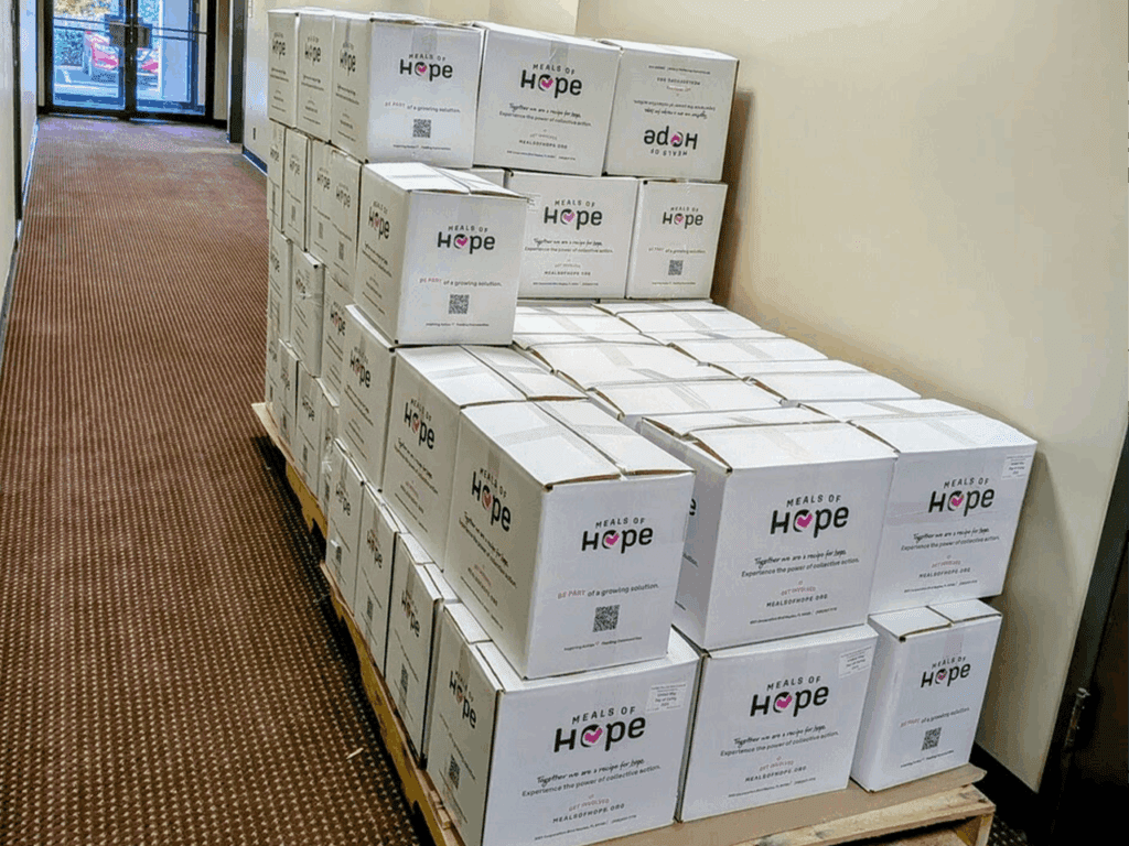united way day of care boxes